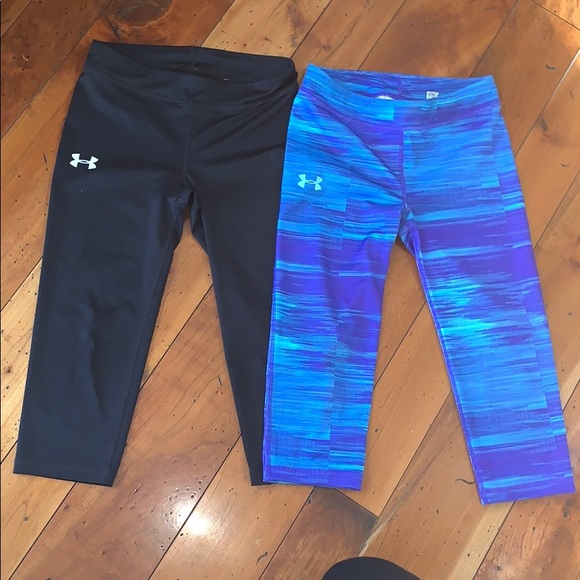 Under Armour Other - 2 pair of size youth M UA capris